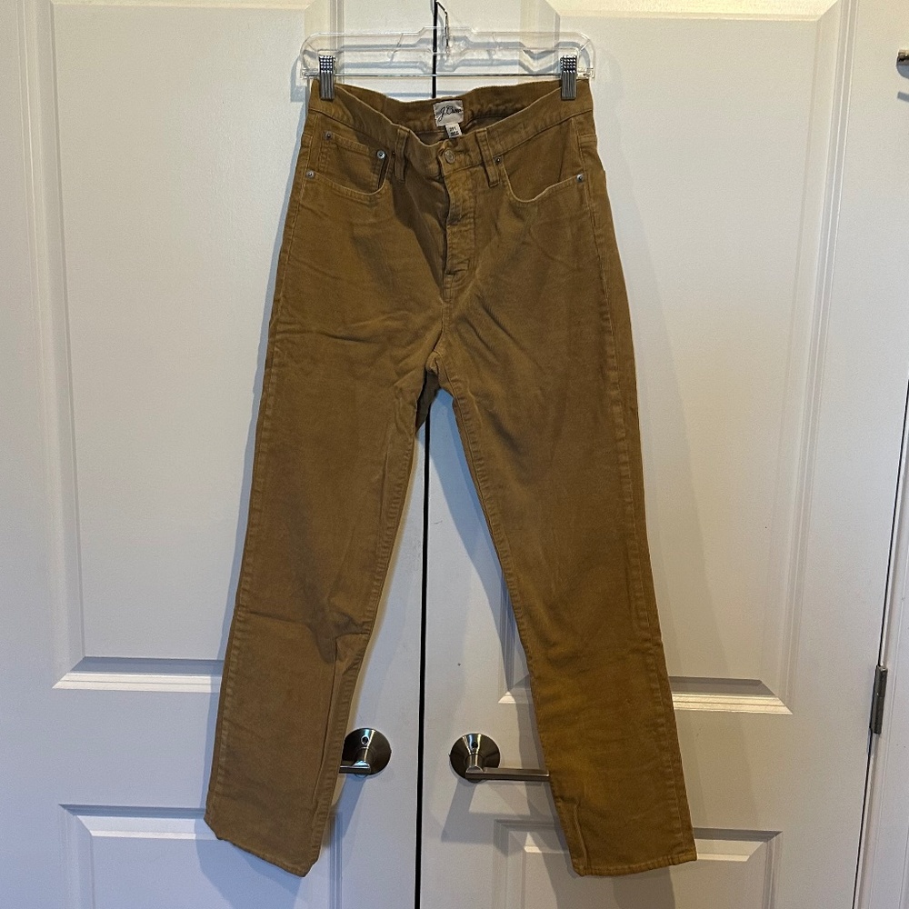 J Crew Vintage slim-straight corduroy pant